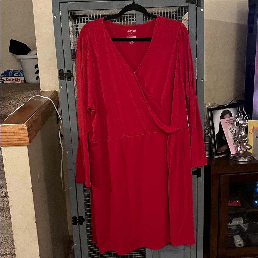 Nine West Burgundy Dress